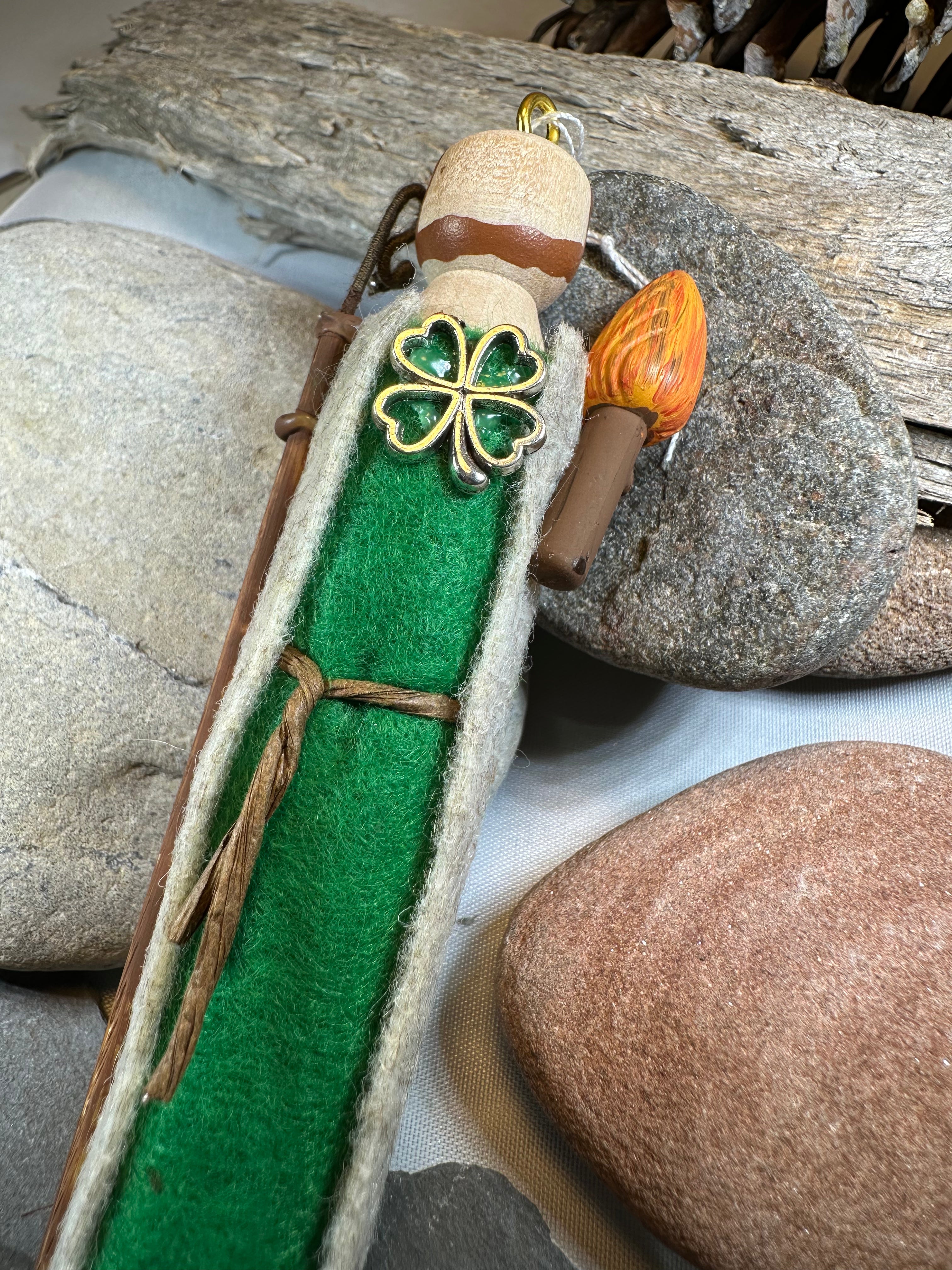 Saint Aidan of Lindisfarne Ireland Doll