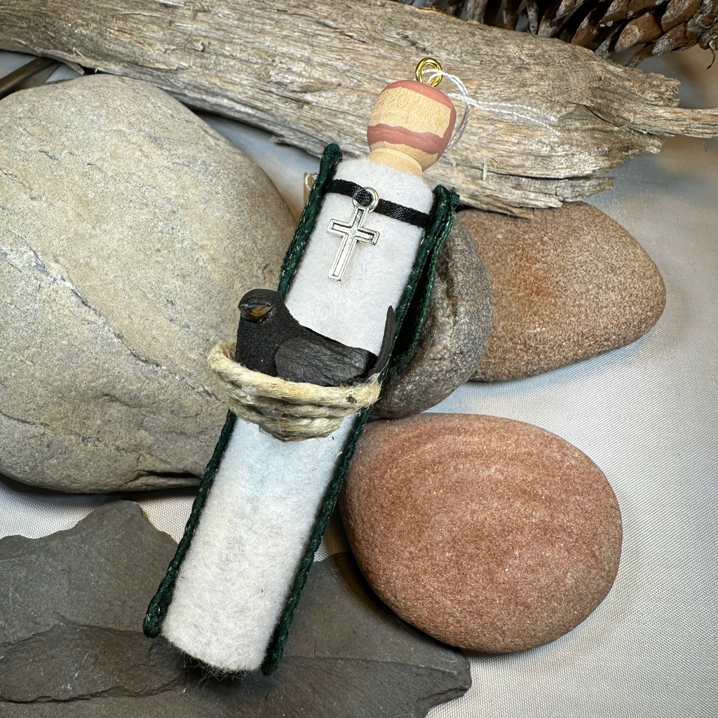 Saint Kevin of Glendalough Ireland Doll