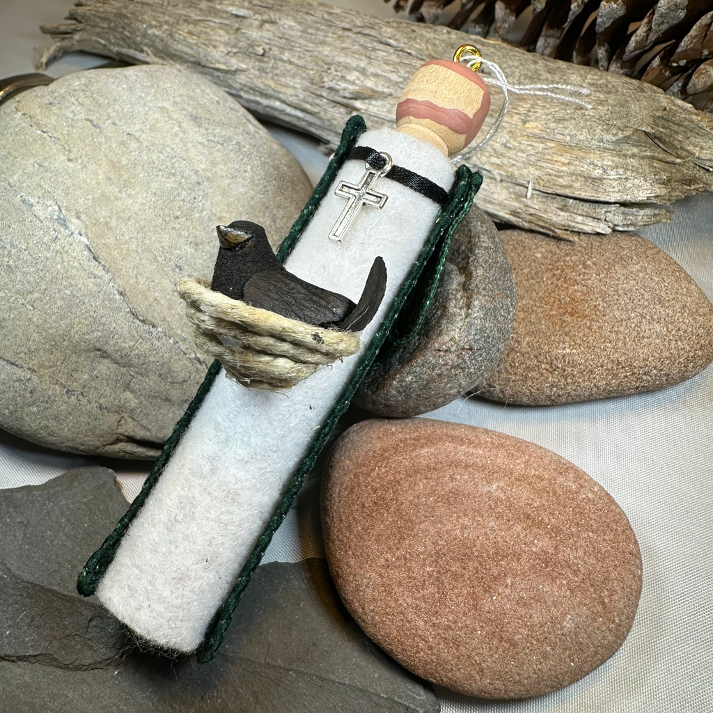 Saint Kevin of Glendalough Ireland Doll
