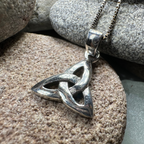 Karstyn Celtic Trinity Knot Necklace in Sterling Silver