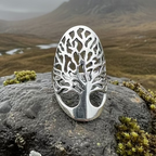 Caroline Tree of Life Ring in Sterling Silver