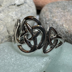 Asha Celtic Dara Knot Ring in Sterling Silver