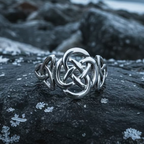 Asha Celtic Dara Knot Ring in Sterling Silver