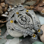 Highland Luckenbooth Plaid Pin - Handmade in Scotland