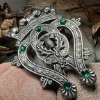 Highland Luckenbooth Plaid Pin - Handmade in Scotland
