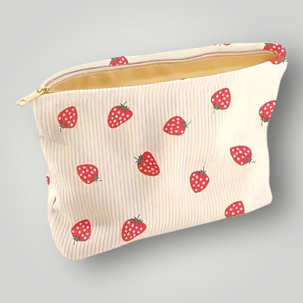 Strawberries Makeup Bag