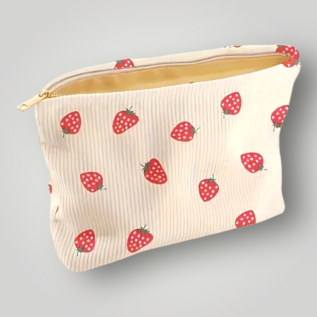 Strawberries Makeup Bag