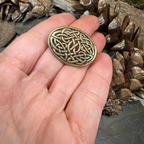 Bronze Infinity Celtic Brooch - Bronze Historical Reproduction Pin