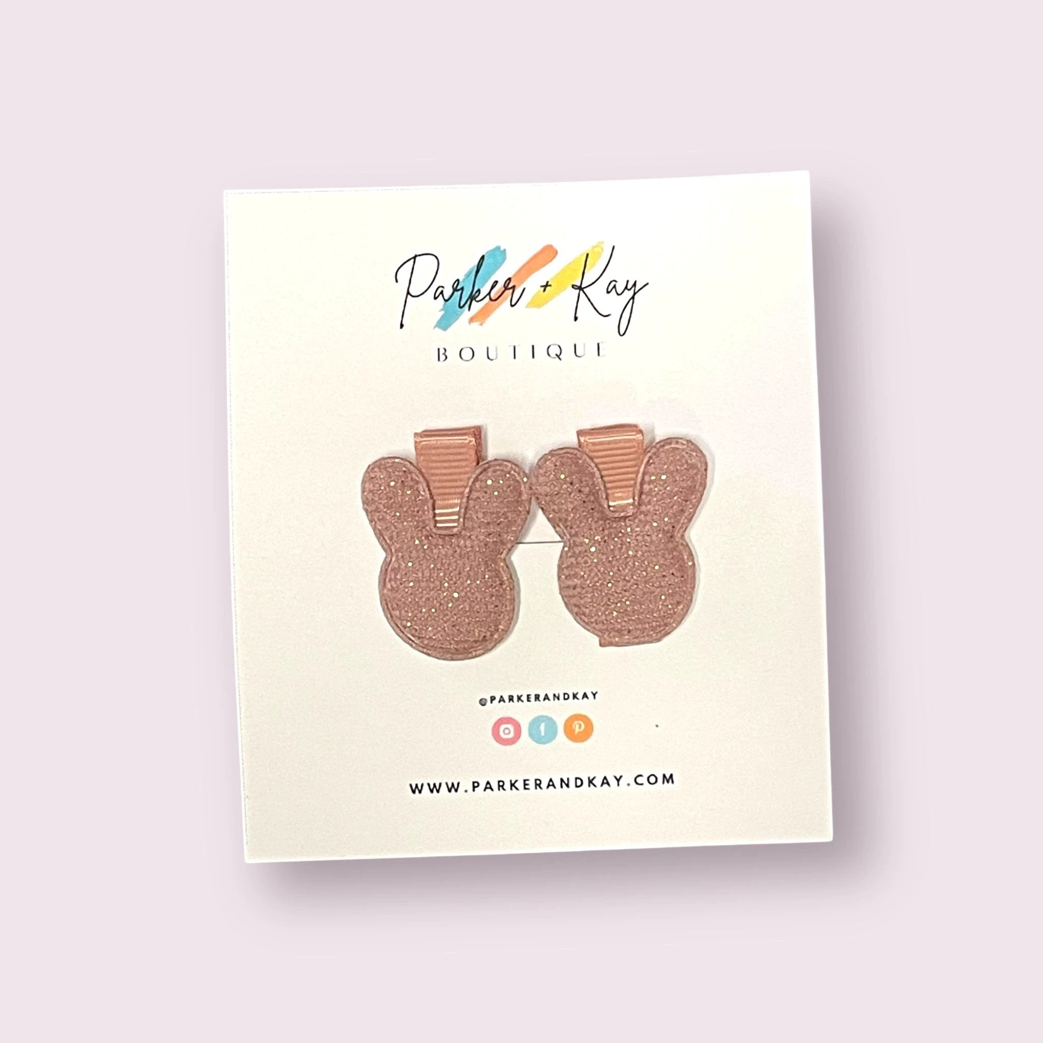 Boho Bunny Hair Clips by Parker + Kay Creative