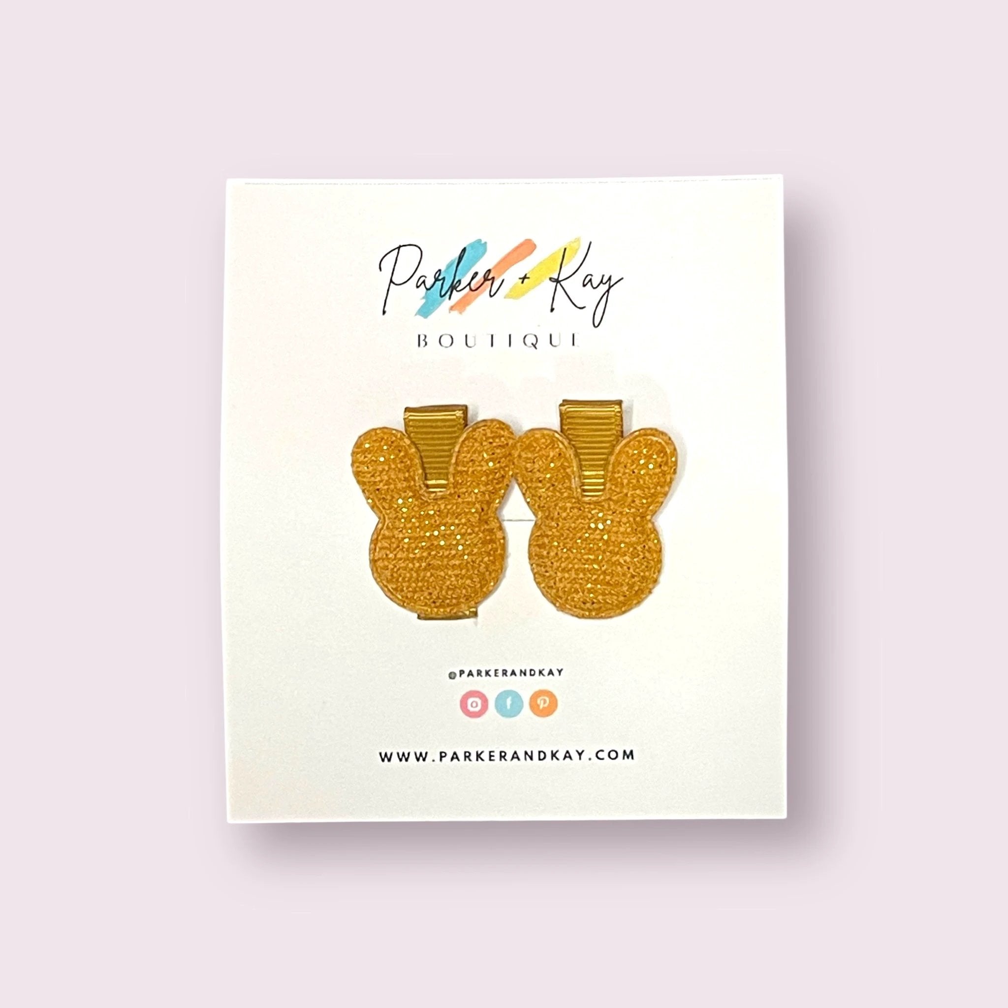 Boho Bunny Hair Clips by Parker + Kay Creative