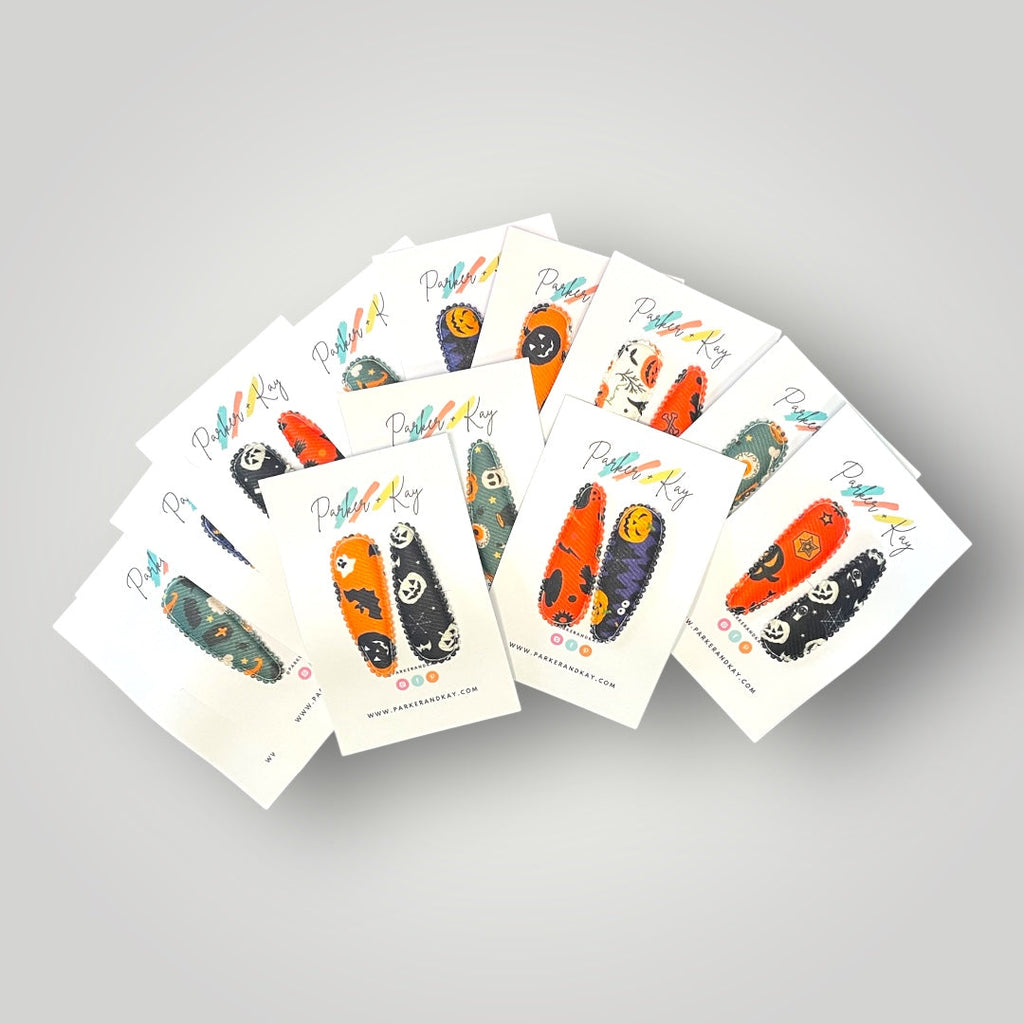 Spooky Fabric Snap Clips