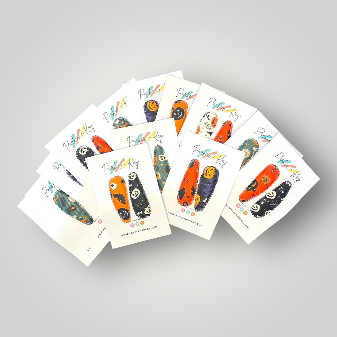 Spooky Fabric Snap Clips