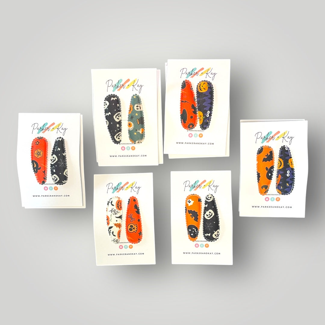 Spooky Fabric Snap Clips