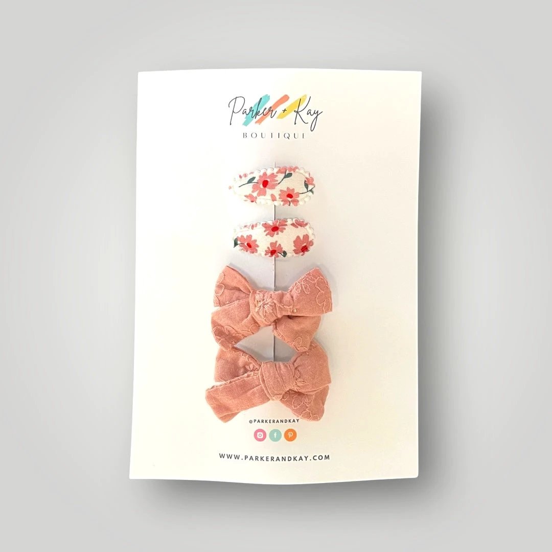 Mini Pigtails & Clips Set by Parker + Kay Creative