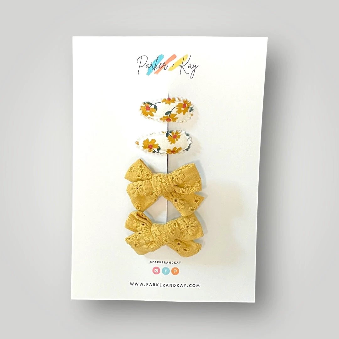 Mini Pigtails & Clips Set by Parker + Kay Creative