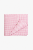 Pink Gingham Crib Quilted Blanket