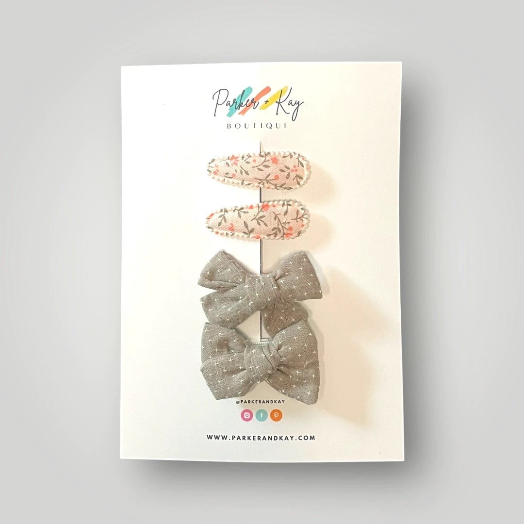 Mini Pigtails & Clips Set by Parker + Kay Creative