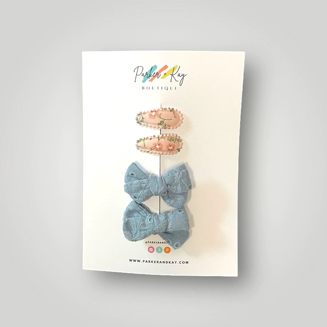 Mini Pigtails & Clips Set by Parker + Kay Creative