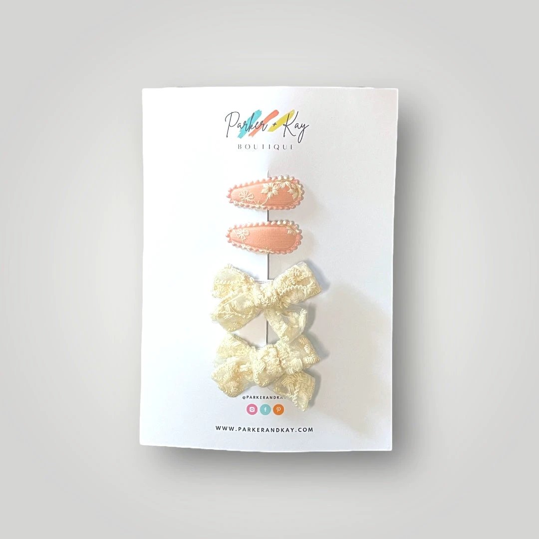 Mini Pigtails & Clips Set by Parker + Kay Creative