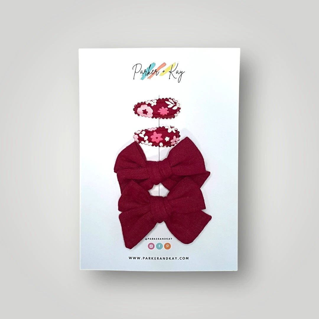 Mini Pigtails & Clips Set by Parker + Kay Creative