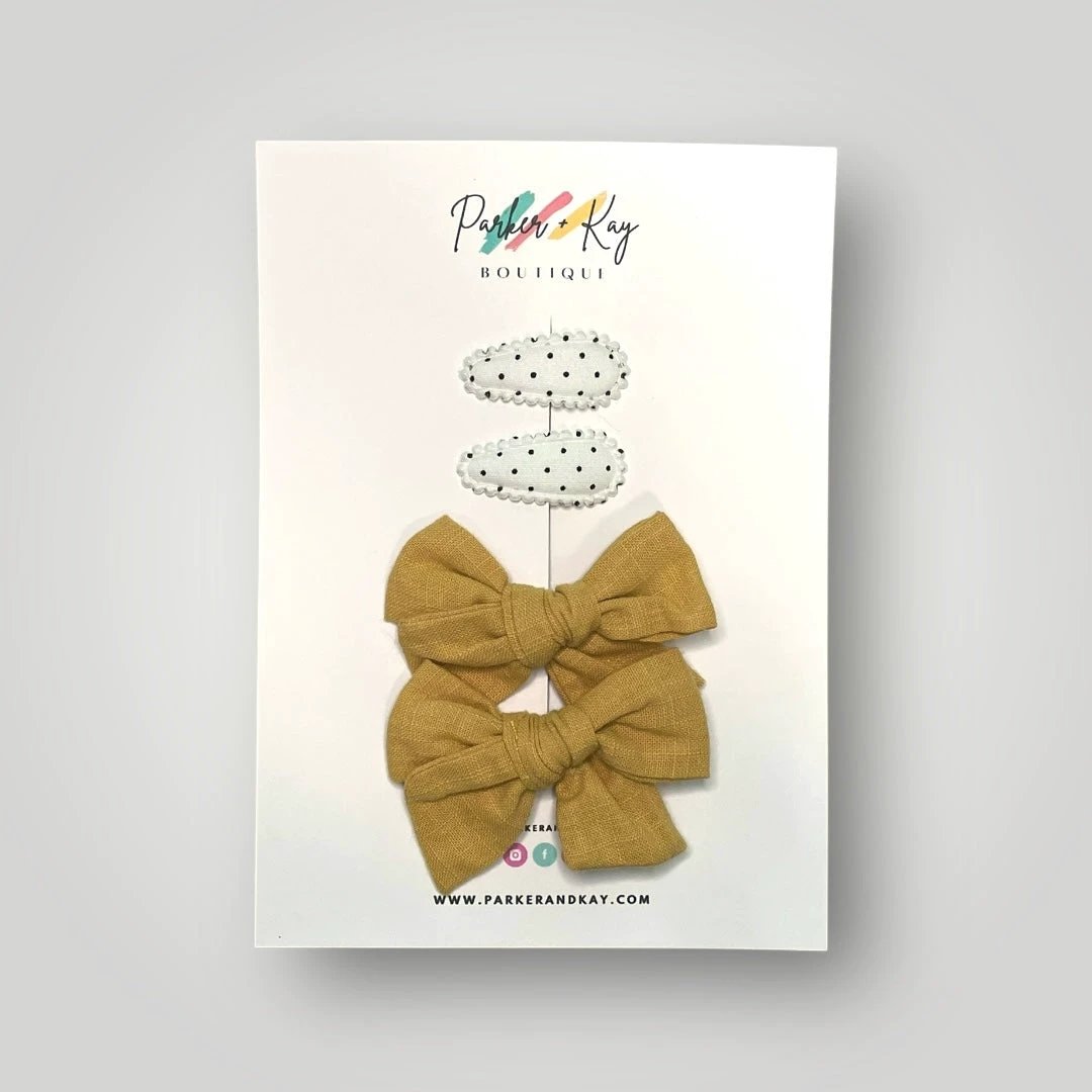 Mini Pigtails & Clips Set by Parker + Kay Creative