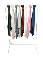 Oat Ribbed Stretch Swaddle by Little Mae & Co