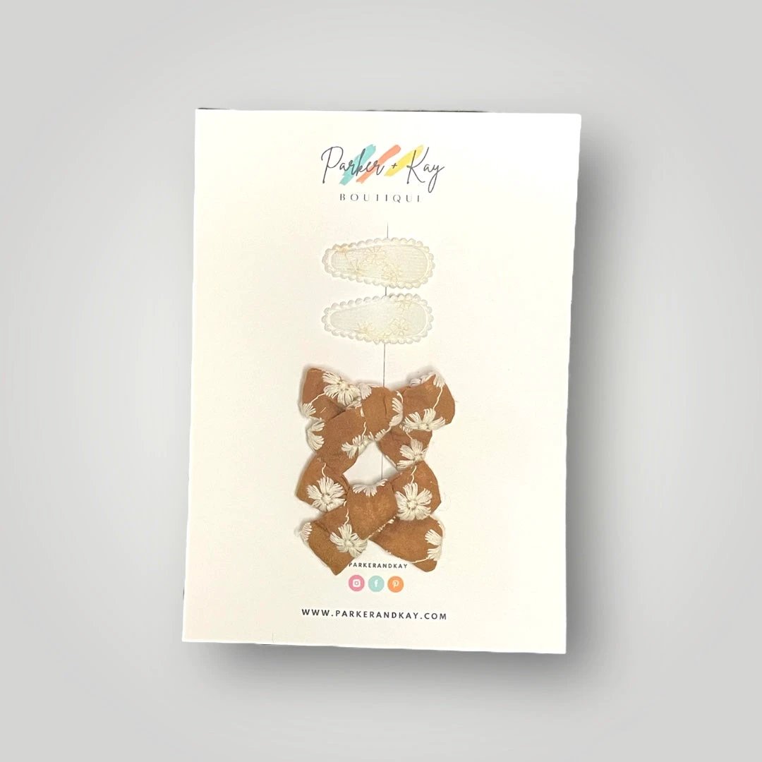 Mini Pigtails & Clips Set by Parker + Kay Creative