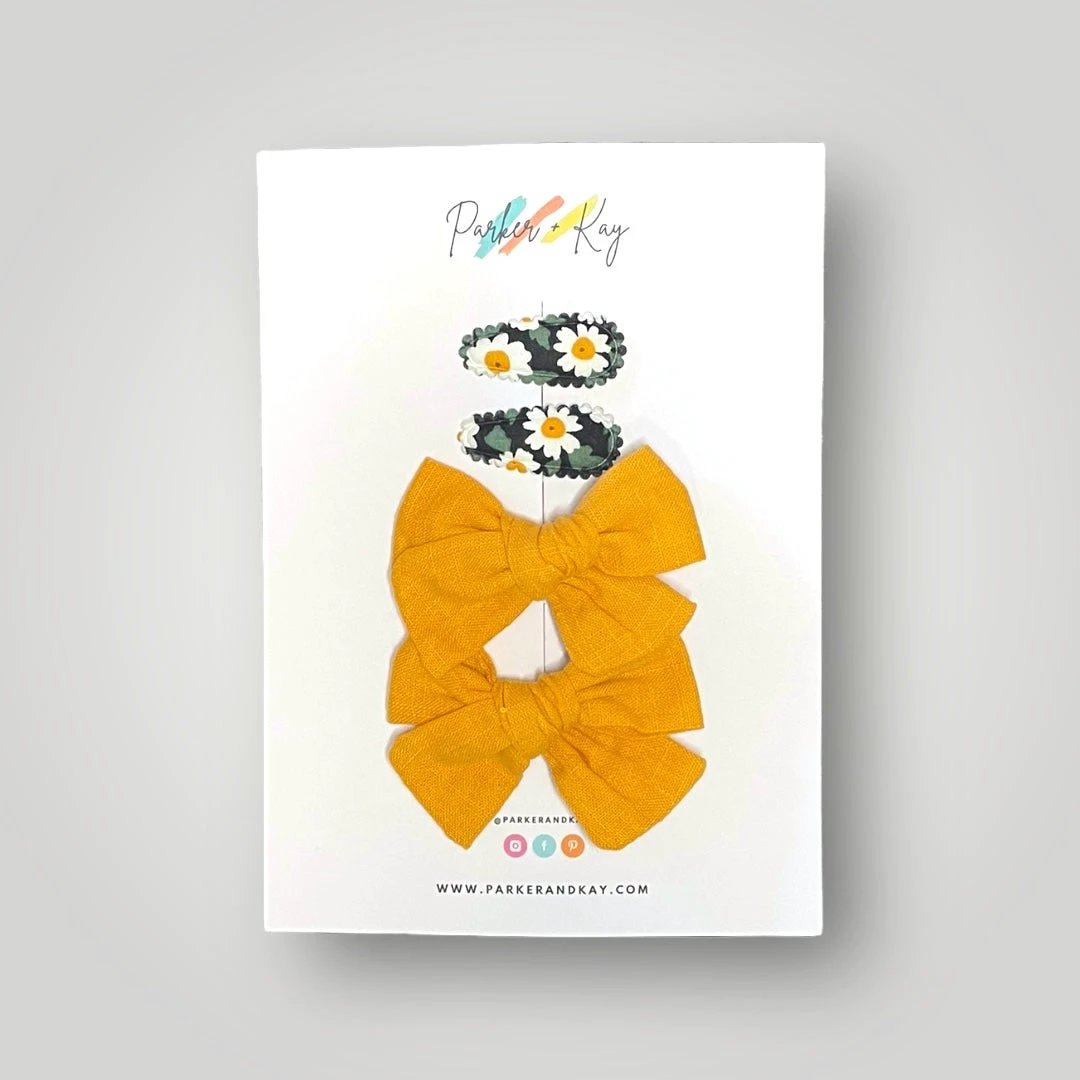 Mini Pigtails & Clips Set by Parker + Kay Creative