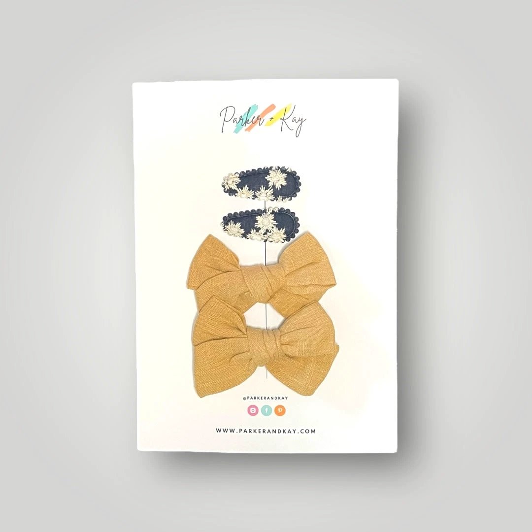 Mini Pigtails & Clips Set by Parker + Kay Creative