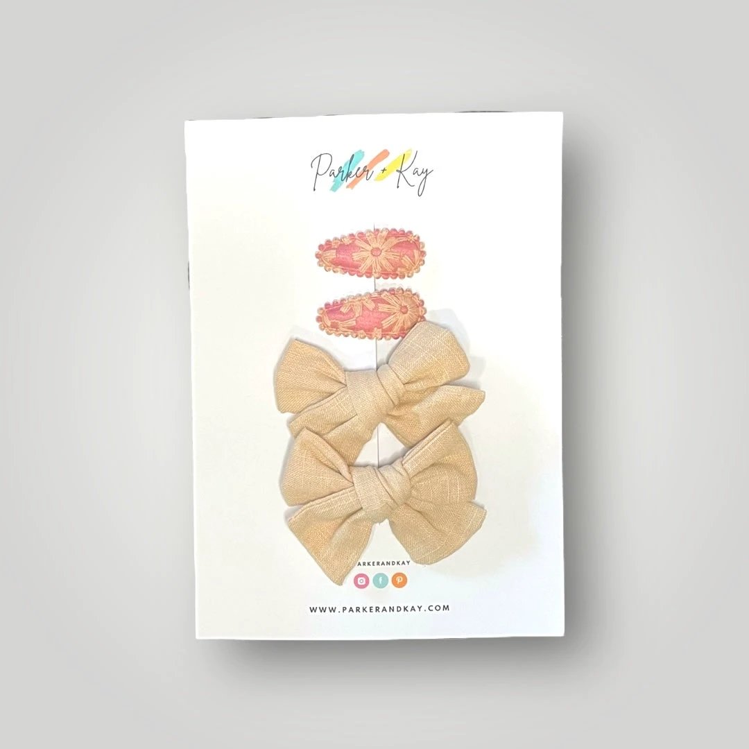 Mini Pigtails & Clips Set by Parker + Kay Creative