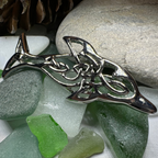Nehalennia Celtic Dolphin Brooch for Women
