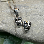 Theater Mask Necklace