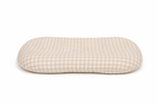 Beige Gingham Baby Lounger Cover