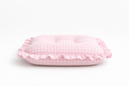 Pink Gingham Ruffle Baby Lounger Cover