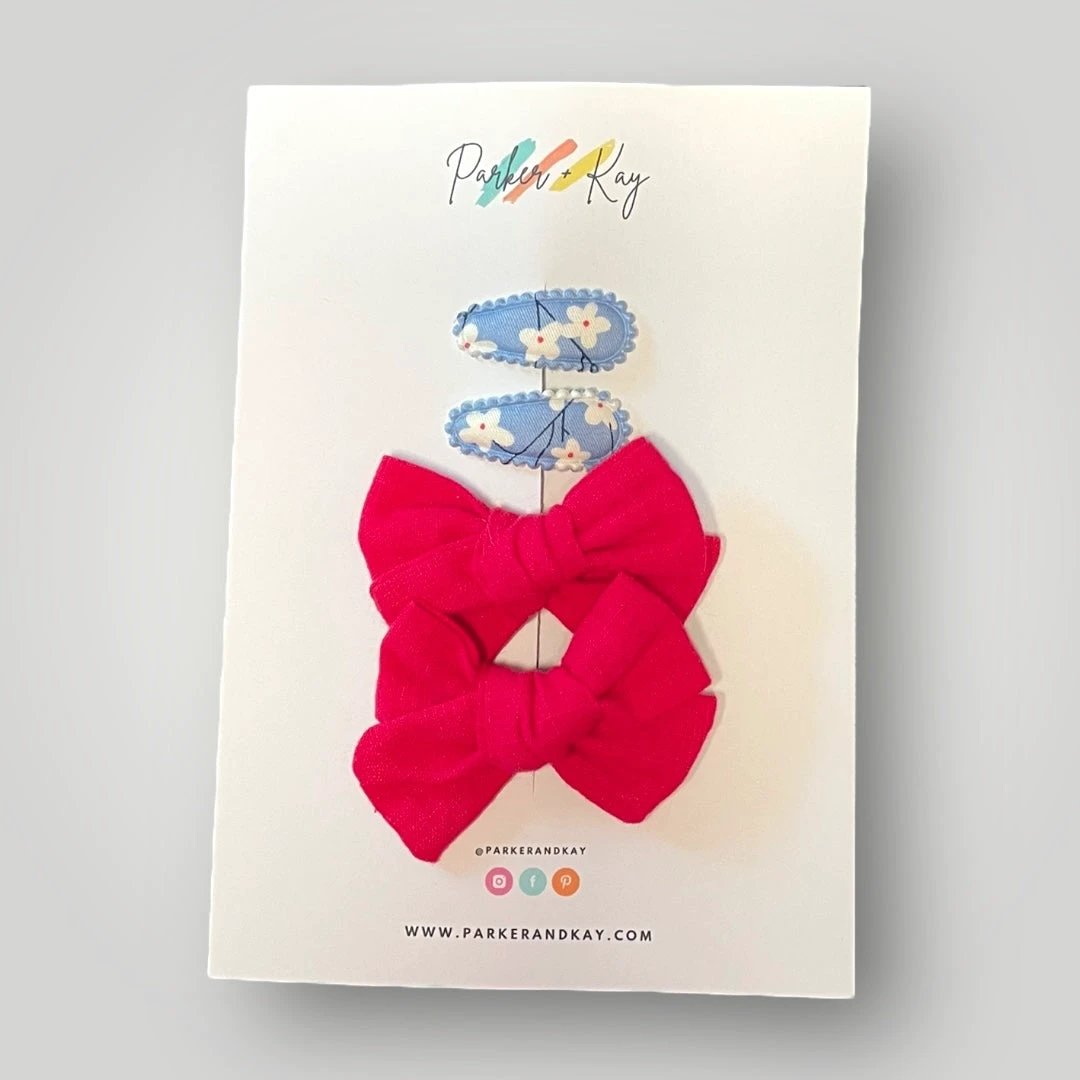 Mini Pigtails & Clips Set by Parker + Kay Creative