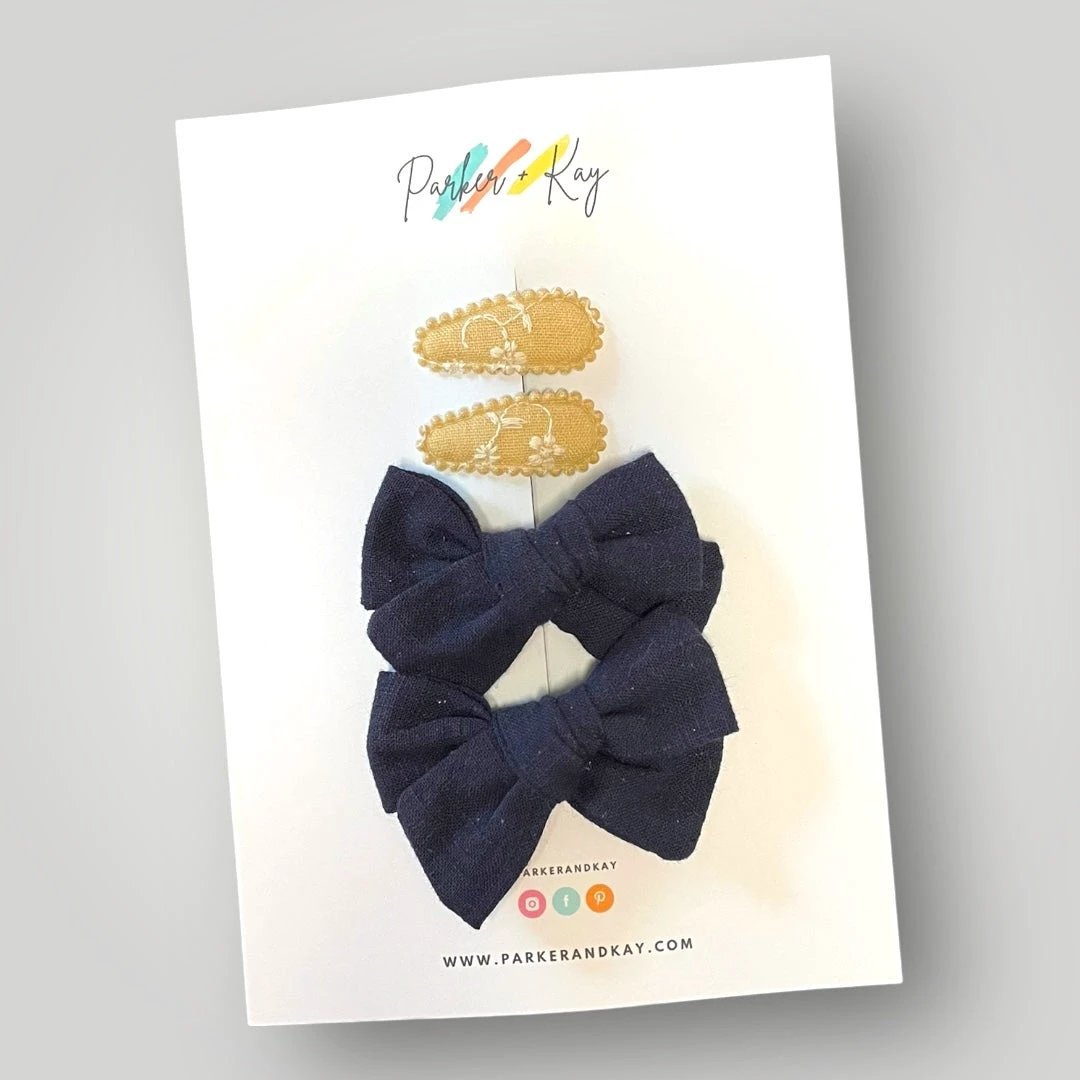 Mini Pigtails & Clips Set by Parker + Kay Creative