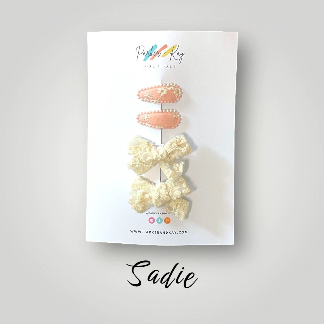 Mini Pigtails & Clips Set by Parker + Kay Creative