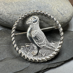 Orkney Puffin Brooch - Handmade in Scotland