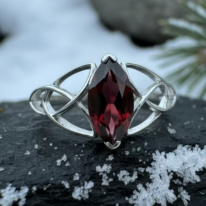 Millicent Celtic Trinity Knot Ring
