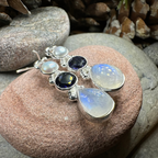 Ava Moonstone Earrings for Women