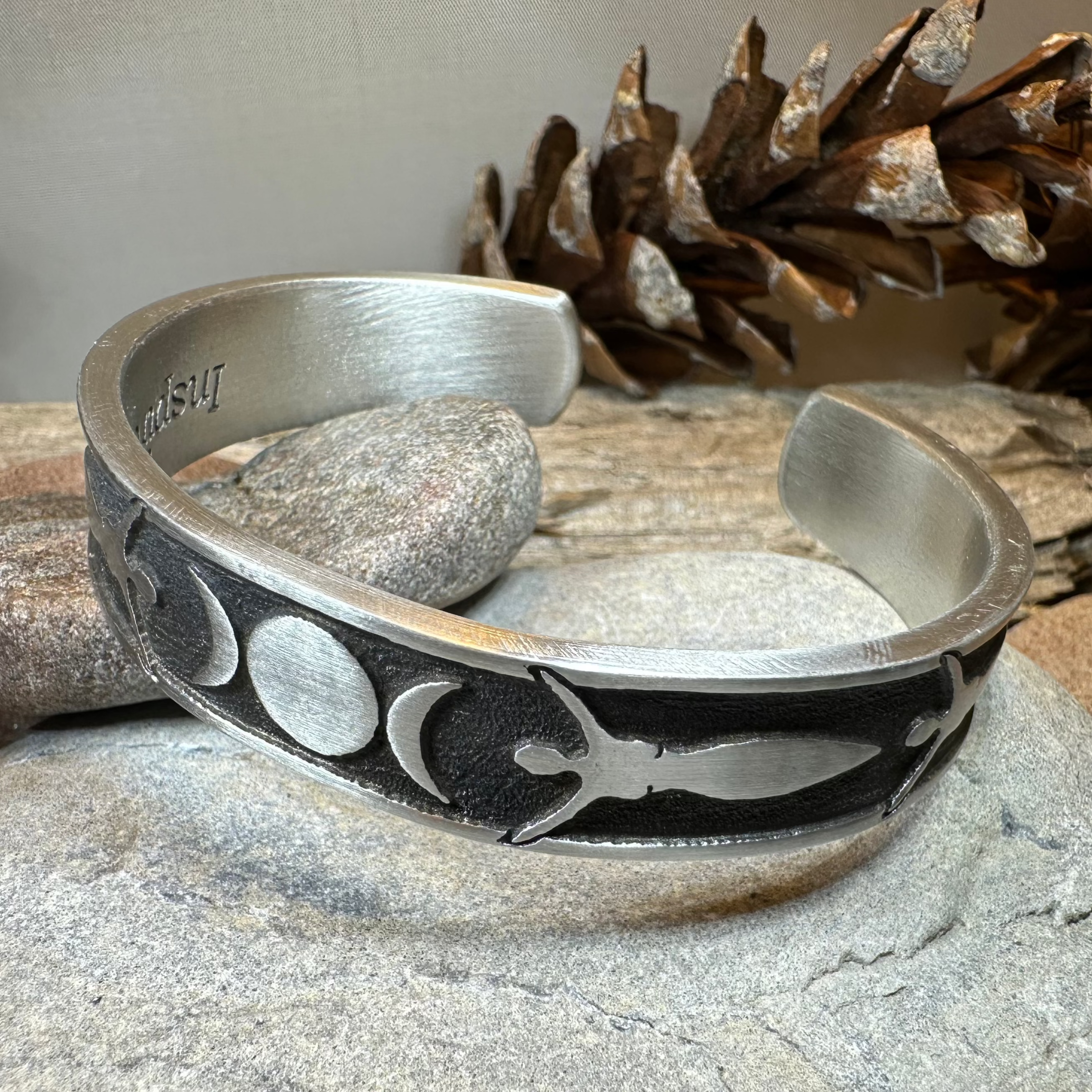Celtic Triple Moon Goddess Bracelet