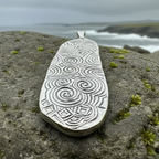 Artisan Newgrange Entrance Stone Necklace - Made in Ireland