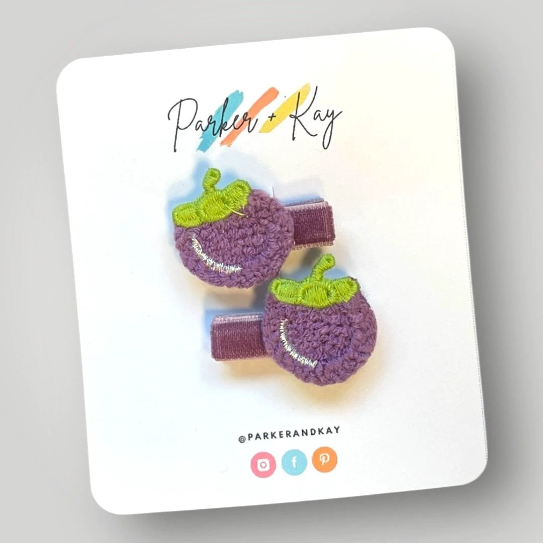 Fruity Fun Hair Clips by Parker + Kay Creative