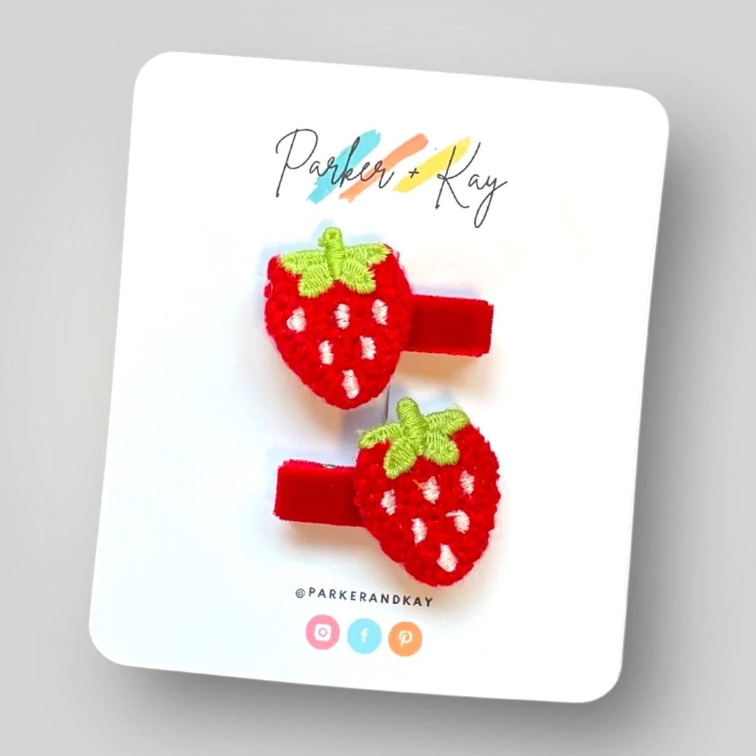 Fruity Fun Hair Clips by Parker + Kay Creative