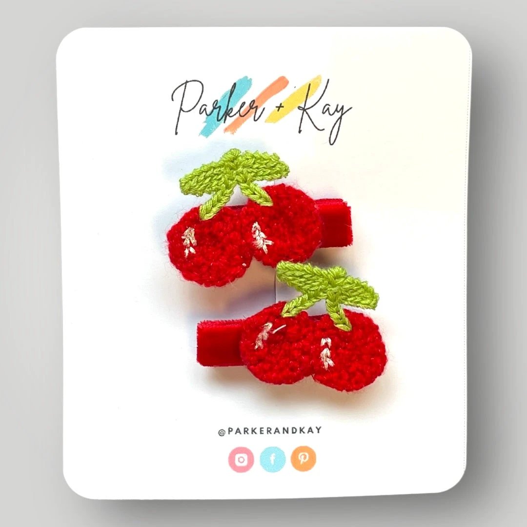 Fruity Fun Hair Clips by Parker + Kay Creative