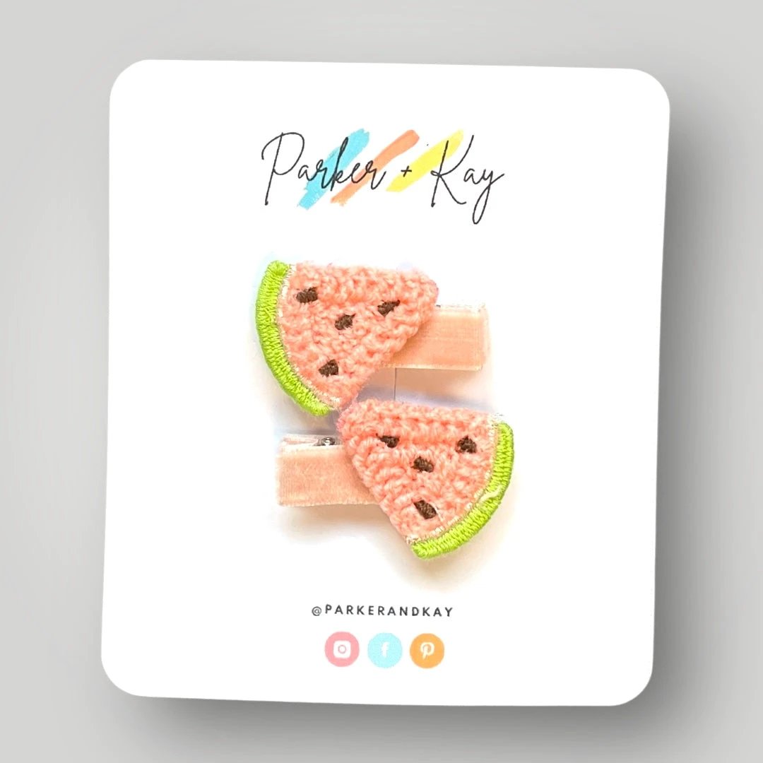 Fruity Fun Hair Clips by Parker + Kay Creative