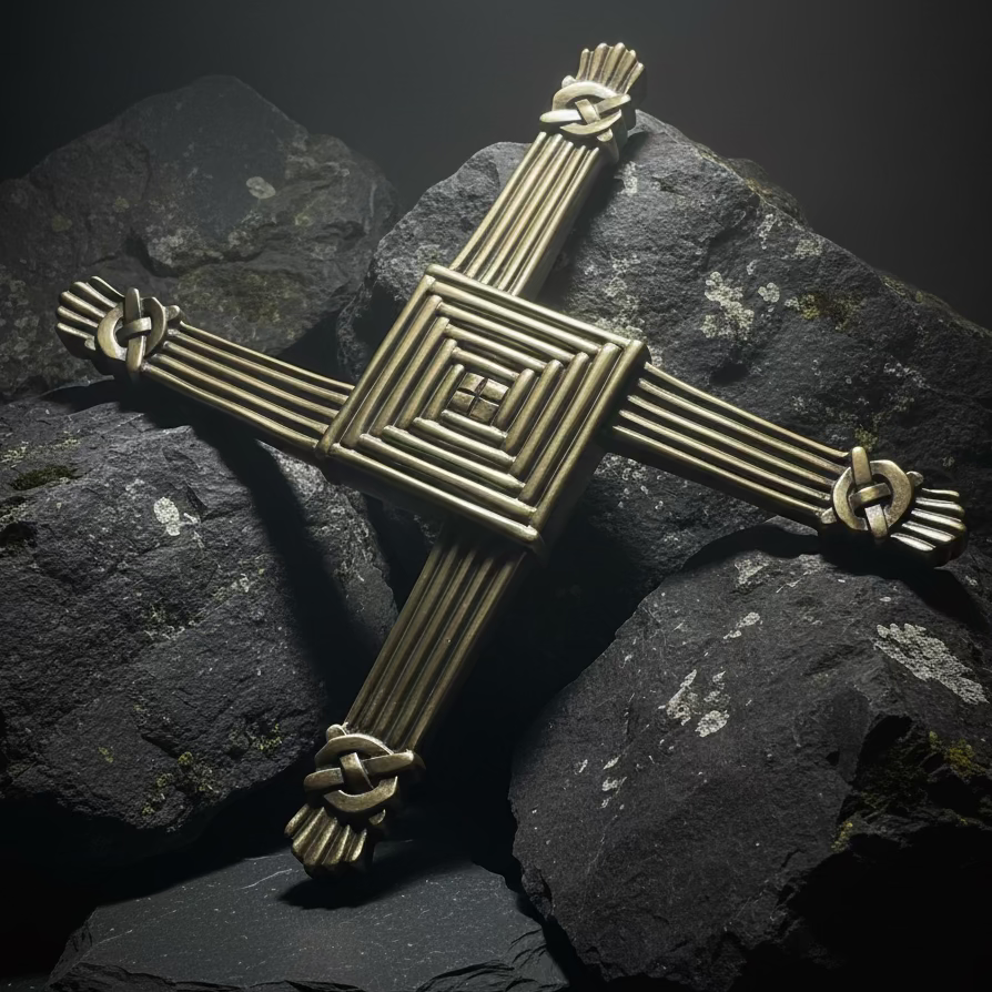 Saint Brigid's Cross Wall Plaque