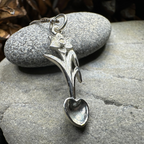 Welsh Daffodil Love Spoon Necklace