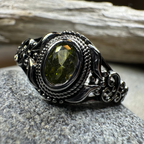 Romantic Celtic Knot Ring in Sterling Silver