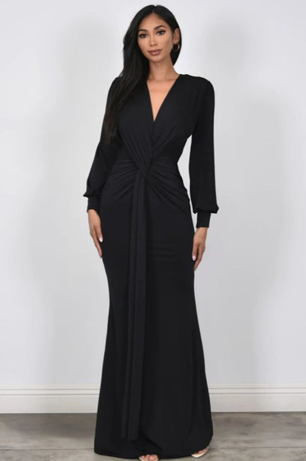 Beautiful Black Long Dress by Social Butterfly Collection